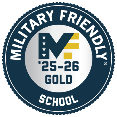 2025-26 Military Friendly School: Gold logo